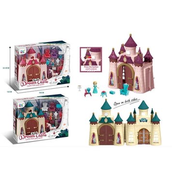 KDL-01 - Складаний казковий замок для дівчаток з маленькою принцесою