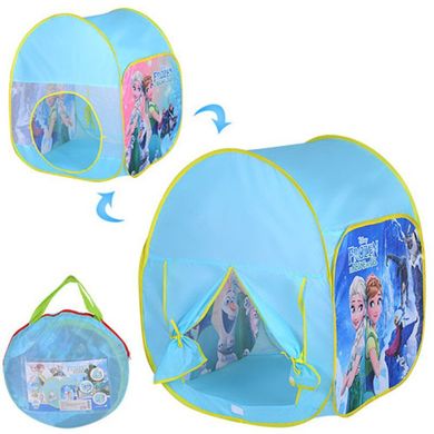 Палатка детская игровая Фроузен Frozen (Холодное сердце), Куб размер 66-66-90 см, в сумке, М 3745