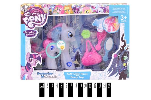 Фото товару Ігровий набір фігурка Літл Поні (my Little Pony) світиться, аксесуари, тисячі вісімдесят-одна,  1081 т