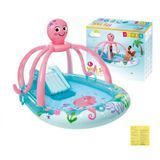 Игровой центр Осьминожка - с горкой и фонтанчиком -  INTEX 56138 - изображение