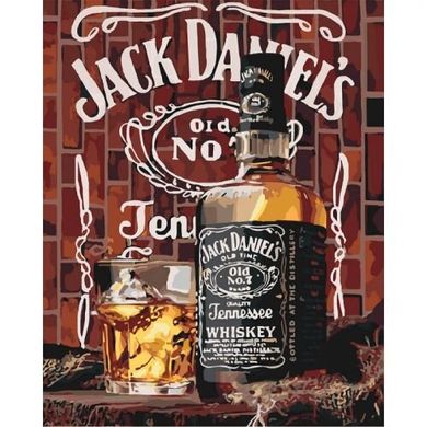 Картина по номерам "Jack Daniel's" ★★★★ КНО5555, Идейка 119567