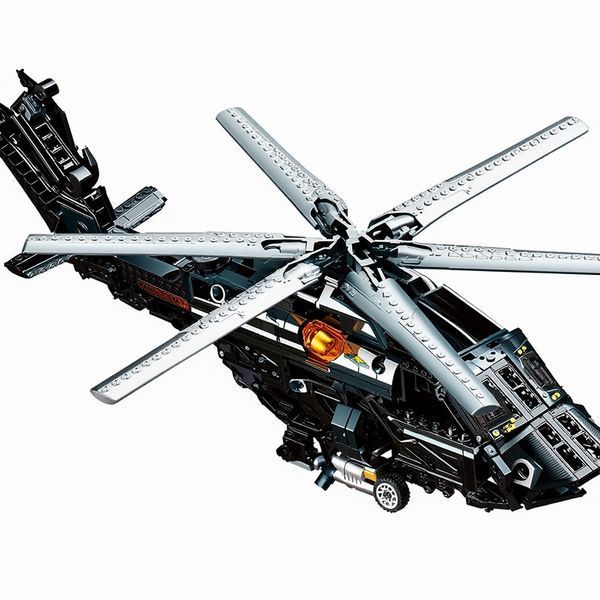 Конструктор 3-в-1: робот, динозавр, вертоліт &mdash; 850 деталей -  88036A - зображення