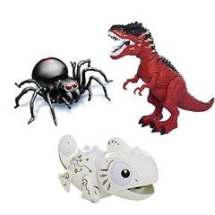 Іграшкові динозаври, павуки