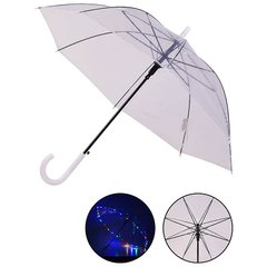 Зонтики, дождевики - фото Дитяча прозора парасолька - купол з підсвічуванням