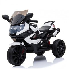 Фото товару Дитячий електромотоцикл чорно-білий, M 3986EL-1,  M 3986EL-1