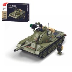 Конструктор - историческая модель танка T 54 - 3 модификации - 604 детали, Sluban 1135 sl