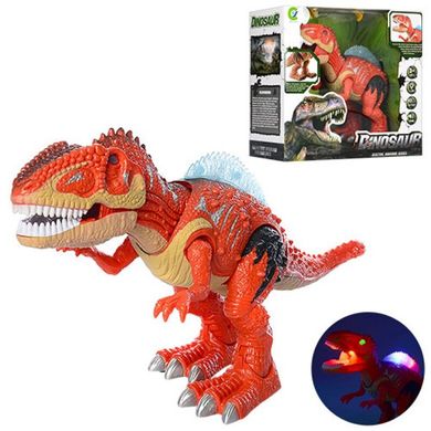 Динозавр Тиранозавр ходит, подвижные части, звуковые и световые эффекты Y333-02, Животные динозавр