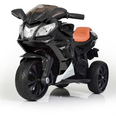 Фото товара - Детский электромотоцикл черный, 2 мотора, 2 аккумулятора, M 3912EL-2,  M 3912EL-2