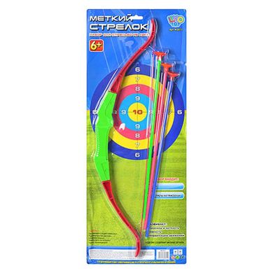Фото товара - Детский лук со стрелами на присосках - длина 58 см,  0013 arch