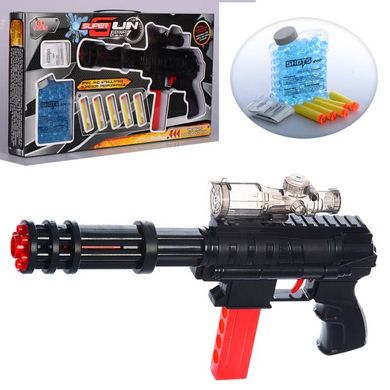 Фото товара - Игрушечный детский пистолет-автомат с двумя типами снарядов (нерфы, гидрогель),  XH085