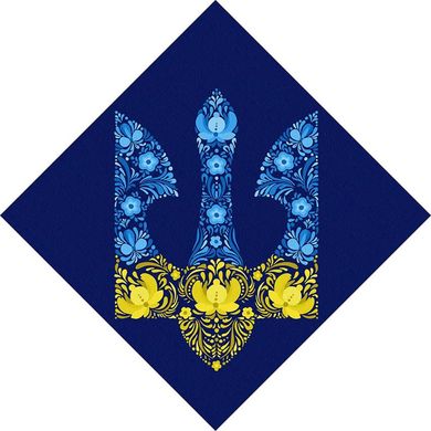 Фото товару Картина за номерами – український герб стилізація (автор Катерина Терещенко), Идейка KHO5047