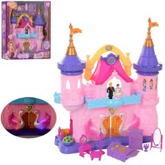 Замок принцеси зі звуковими і світловими ефектами, фігурки, меблі, SG-29002