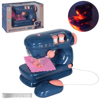 Іграшкова швейна машинка з функцією шиття, керується педаллю, є підсвічування,  YH178-1C