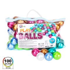 Кульки для бассейнів - фото Набір кульок для сухих басейнів | діаметр 6 см - 100 штук, 7327  - замовити за низькою ціною Кульки для бассейнів в інтернет магазині іграшок Сончік