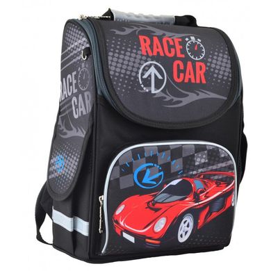 Фото товара - Ранец (рюкзак) - каркасный школьный для мальчика - Гоночная машина, PG-11 Race car, 554513, 1 Вересня 554513