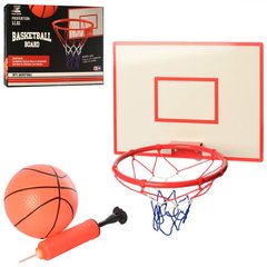 Баскетбол, м'ячі та набори - фото Баскетбольне кільце (метал) + щит + м'ячик