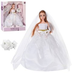 Кукла Эмилия, шарнирная в наряде невесты, Limo Toy M 5644 U