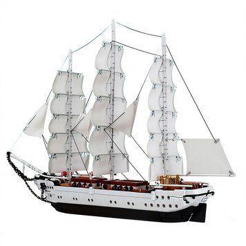 Корабль с парусами - констурктор -   FC6006 - изображение