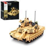 Конструктор Sluban Военная серия: Танк M1A2 Abrams TUSK II в масштабе 1 к 35 с фигурками -  Sluban 1365 sl - изображение