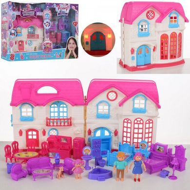 Будиночок для ляльок з героями - фігурки, машина, звук, світло, 4 види,  1201