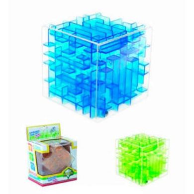 Фото товара - Головоломка - прозрачный куб - лабиринт, HM1601A,  HM1601A