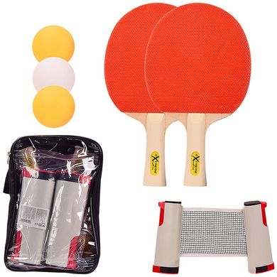 Фото-  TT2136 Набор для игры в Пинг-понг с ракетками и сеткой, TT2136 в категории Настольный теннис, ракетки, мячики