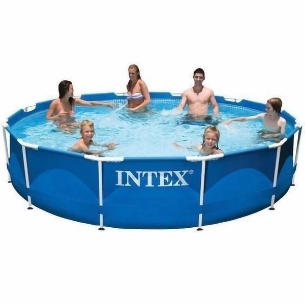 Каркасний великий басейн на велику родину - 6500 літрів - INTEX 28210 - зображення