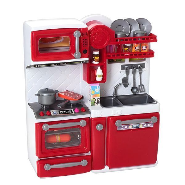 Мебель для куклы барби&nbsp;Кухня (2 вида) с холодильником или мойкой -  Limo Toy 66080  - изображение