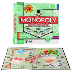 Настольная экономическая игра "Монополия", игровое поле, карточки, фишки, 6123