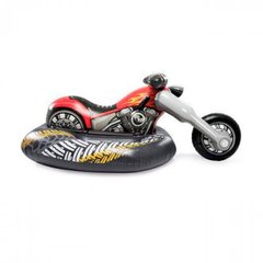 Фото товару Надувний стильний пліт для хлопчиків мотоцикл (Мотобайк) з ручками, 57534, INTEX 57534