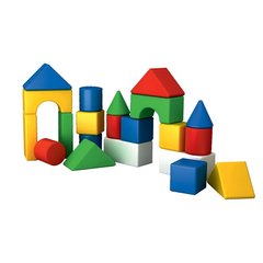 Фото товара - Конструктор - типа Городок - пластиковые крупные блоки для малышей, ТехноК 2599