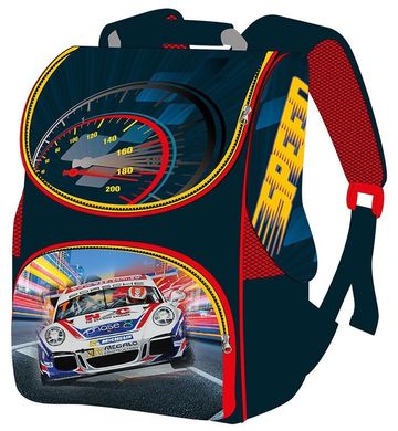 Ранец (школьный рюкзак) - короб ортопедический для мальчика - Машина гоночная Скорость, Smile 988546, Smile 988546