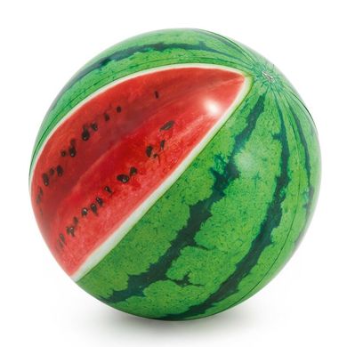 Фото товара - Надувной мяч Intex диаметром 107 см "Арбуз", мяч для воды, пляжный надувной мяч, INTEX 58075, 58071