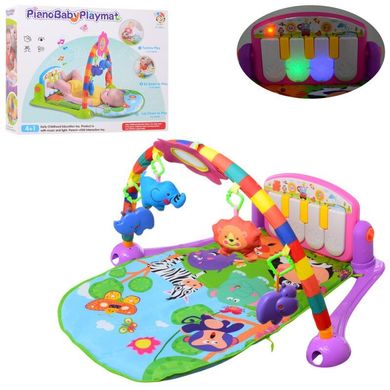 Фото-  PA418 (PA164) Розвиваючий килимок для немовляти з музичним ігровим центром - піаніно, дуга, підвіски, PA418 (PA164) у категорії Розвиваючі килимки