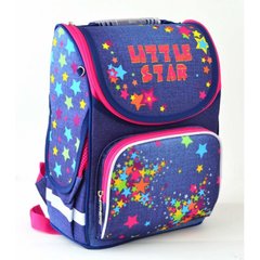 Фото- 1 Вересня 554143 Ранец (рюкзак) - каркасный школьный для девочки - Маленькая Звезда, звездочки PG-11 Little Star, Smart 554143 в категории