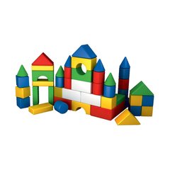 Фото товару Конструктор - Містечко - для малюків, з великими пластиковими блоками - 42 штуки, ТехноК 2612