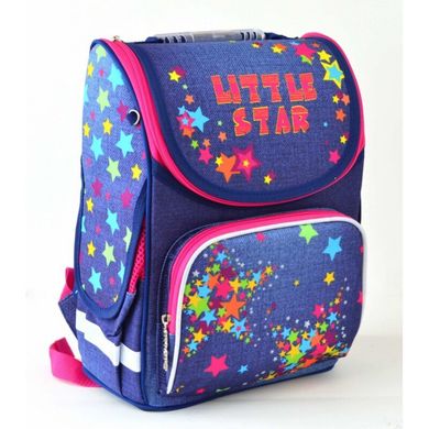 Фото товара - Ранец (рюкзак) - каркасный школьный для девочки - Маленькая Звезда, звездочки PG-11 Little Star, Smart 554143, 1 Вересня 554143