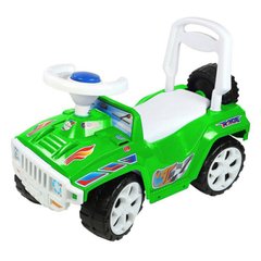 Машинка для катания - зеленого цвета для мальчиков на 3 года, произведено в Украине, Орион 419-3
