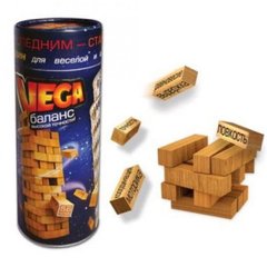 Настольная Игра - Дженга, Башня, деревянные блоки, 56 элементов