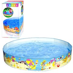 Детский круглый наливной бассейн, для малышей, - 450 л, INTEX 56451