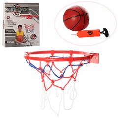 Баскетбол, м'ячі та набори - фото Набір для гри в баскетбол - металеве кільце, сітка
