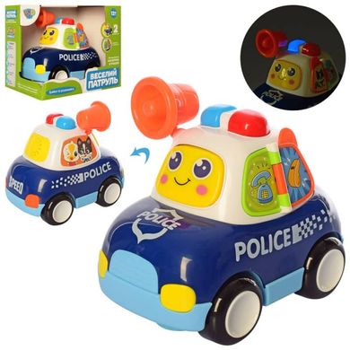 Фото товару Дитяча поліцейська машина для самих маленьких з навчальної пісенькою, Limo Toy 6108 limo