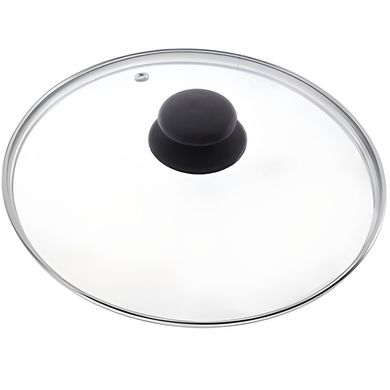 Кришка для сковорідок або каструль - прозора - діаметр 22 см,  МН-0633