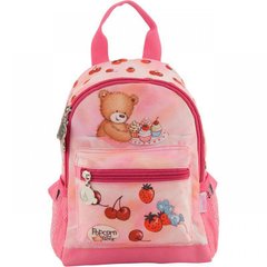 Фото товара - Рюкзак (ранец) для девочки розовый с мишкой, фирменный Kite PO18-534XXS, Kite PO18-534XXS
