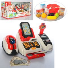 Игровой набор Мой Магазин Кассовый аппарат с продуктами, сканер, корзинка, 668-48