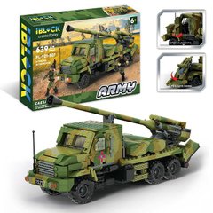 Конструктор - игрушечная версия САУ CAESAR, 639 деталей, на вооружении ВСУ - Iblock  PL-921-507