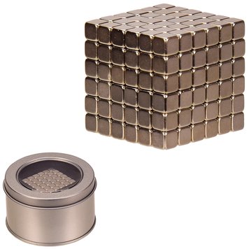 NC2254 - Неокуб 216 кубиков - срібний, головоломка, антистрес