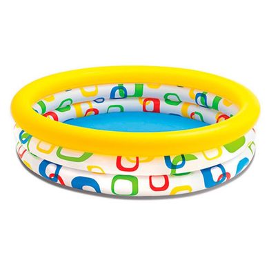 Фото товару Дитячий надувний басейн для малюків від 1 року до 3 років, 2 кільця, 132 л, INTEX 59419