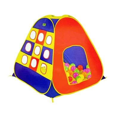 Палатка детская игровая - пирамида, с мишенями для шариков,  8122