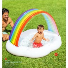 Дитячий надувний басейн для малюків з навісом - дахом Райдуга, 57141